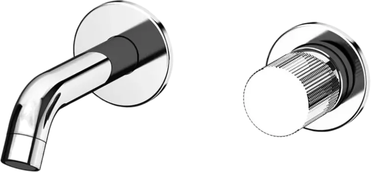 Смеситель для раковины Paini Cox Grip 7GCR208 С ВНУТРЕННЕЙ ЧАСТЬЮ, хром