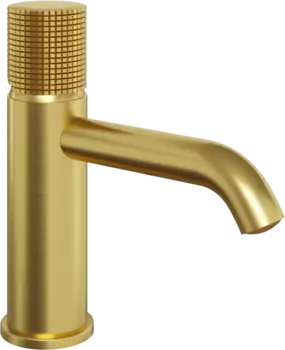 Смеситель для раковины Paini Cox Grip 7GPJ205O брашированное золото