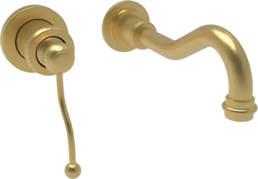 Смеситель для раковины Paini Duomo 88PJ208 С ВНУТРЕННЕЙ ЧАСТЬЮ, матовое золото PVD