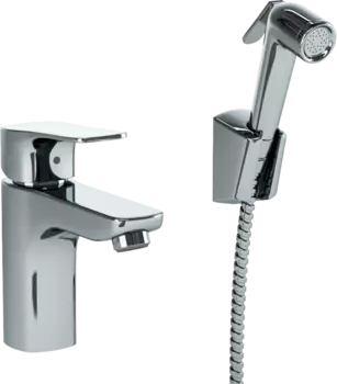 Смеситель для раковины Paini Viva Style P4CR205/574 с гигиеническим душем, хром