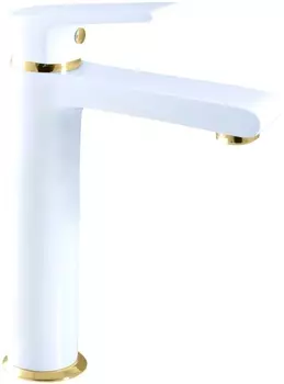 Смеситель для раковины Rav Slezak Colorado CO130.5BZ белый, золото