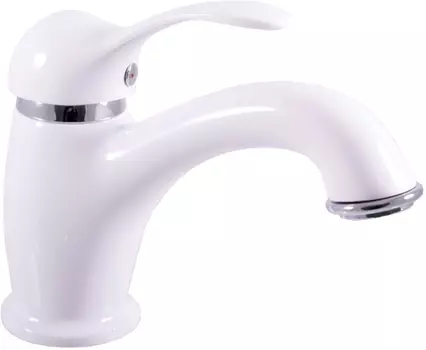 Смеситель для раковины Rav Slezak Labe L026.5BC белый, хром
