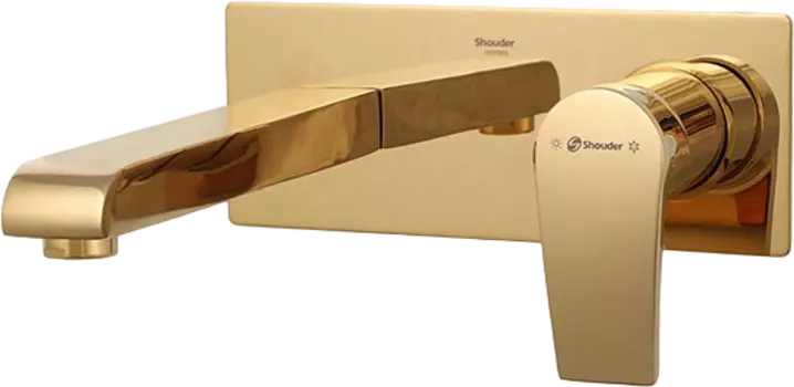 Смеситель для раковины Shouder Romer 0260206 золото