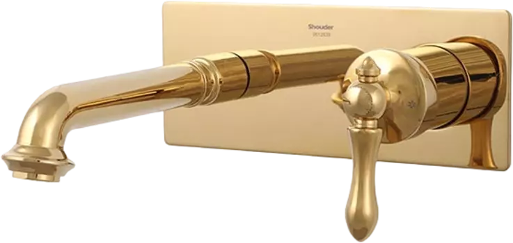 Смеситель для раковины Shouder Zigmond 0240206 золото