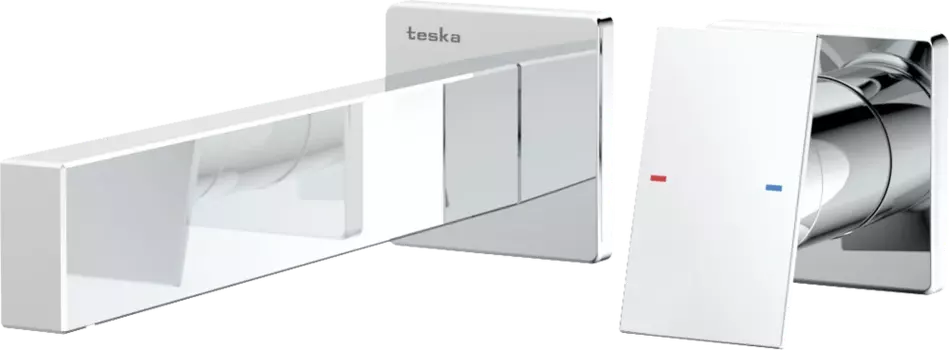 Смеситель для раковины Teska Alax E5306 С ВНУТРЕННЕЙ ЧАСТЬЮ, хром