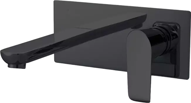 Смеситель для раковины Vincea Esse VBFW-1E1MB С ВНУТРЕННЕЙ ЧАСТЬЮ, черный матовый