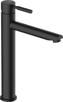 Смеситель для раковины Wasserkraft Gollach 3303H черный soft-touch