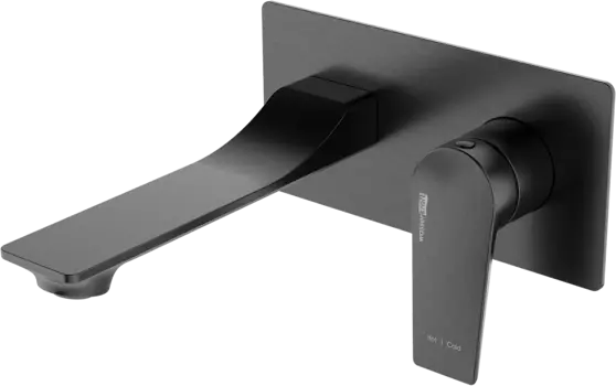 Смеситель для раковины Wasserkraft Wiese 8430 оружейная сталь матовый /8430