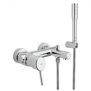 Смеситель для ванны Grohe Concetto с душевым гарнитуром 32212001