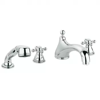 Смеситель для ванны Grohe Sinfonia с душевым гарнитуром на борт ванны 25032000