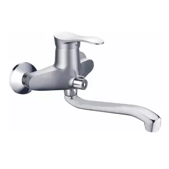 Смеситель для ванны Haiba HB2201-1, сатин