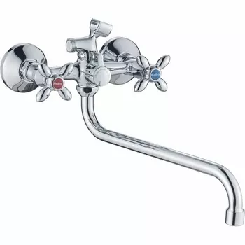 Смеситель для ванны Haiba HB2227-2, хром