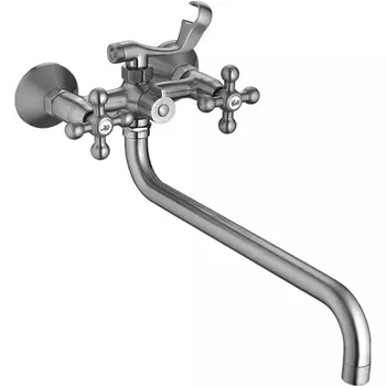 Смеситель для ванны Haiba HB2619-5, сатин