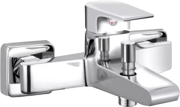 Смеситель для ванны с душем AQUAme Prato AQMP6122 хром