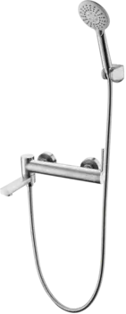 Смеситель для ванны с душем BelBagno Etna ETN-SET-VDH-IN сатин