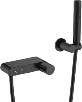 Смеситель для ванны с душем Boheme Stick 123-BB.2 black touch black