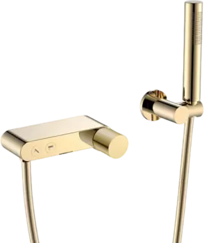 Смеситель для ванны с душем Boheme Stick 123-GG.2 gold touch gold