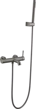 Смеситель для ванны с душем Boheme Uno 463-GM gun metall