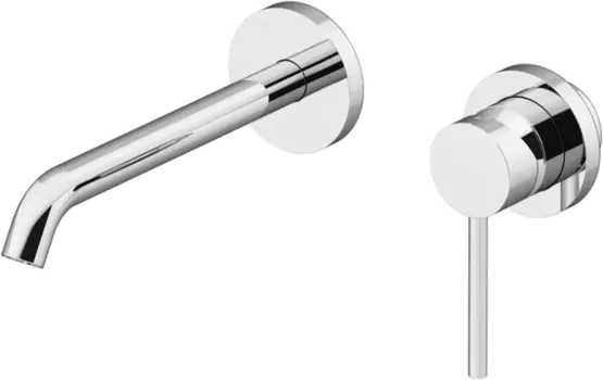 Смеситель для ванны с душем Gattoni Circle Two 9137/91C0 С ВНУТРЕННЕЙ ЧАСТЬЮ, хром