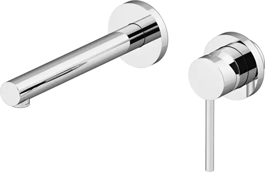 Смеситель для ванны с душем Gattoni Circle One 9035/90C0 С ВНУТРЕННЕЙ ЧАСТЬЮ, хром