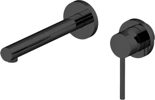 Смеситель для ванны с душем Gattoni Circle One 9035/90NO С ВНУТРЕННЕЙ ЧАСТЬЮ, черный