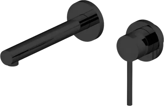 Смеситель для ванны с душем Gattoni Circle One 9037/90NO С ВНУТРЕННЕЙ ЧАСТЬЮ