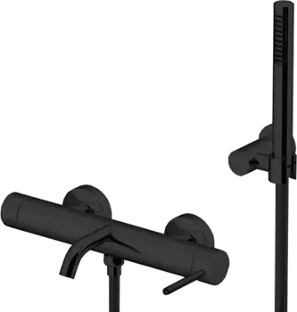 Смеситель для ванны с душем Gattoni Circle Two 9100/91NO черный