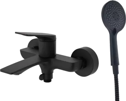 Смеситель для ванны с душем Haiba HB60816-7 черный
