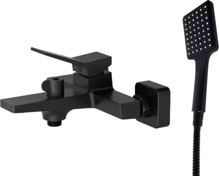 Смеситель для ванны с душем Haiba HB60818-7 черный