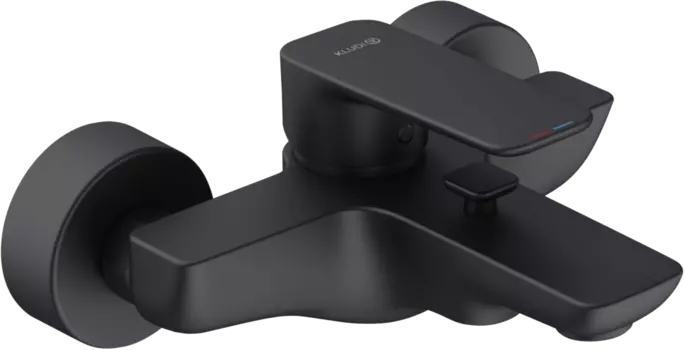 Смеситель для ванны с душем Kludi Pure&Style 406813975 черный матовый