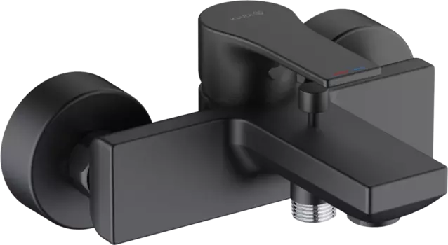 Смеситель для ванны с душем Kludi Zenta SL 486703965 черный матовый