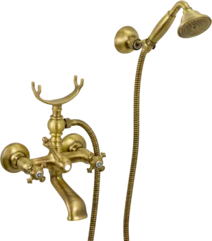 Смеситель для ванны с душем Migliore Prestige 27249 бронза /27249