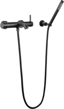 Смеситель для ванны с душем Milacio Ultra MCU.350.MB чёрный матовый