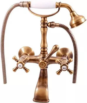 Смеситель для ванны с душем Rav Slezak Morava retro MK360.5/2SM