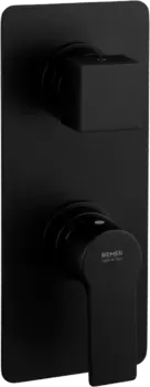 Смеситель для ванны с душем Remer Energy EY93KBNO черный матовый