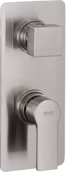 Смеситель для ванны с душем Remer Energy EY93KBNP никель матовый брашированный