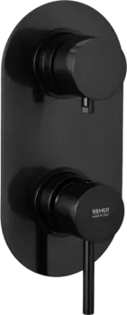 Смеситель для ванны с душем Remer X Style X92KB чёрный брашированный хром X92KBCFP