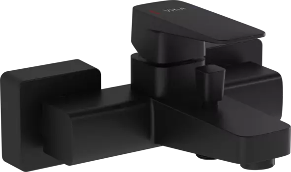 Смеситель для ванны с душем VitrA Root Square A4273136EXP черный A4273736EXP