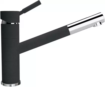 Смеситель Florentina Фита FL для кухонной мойки, черный 313.18L.1223.102