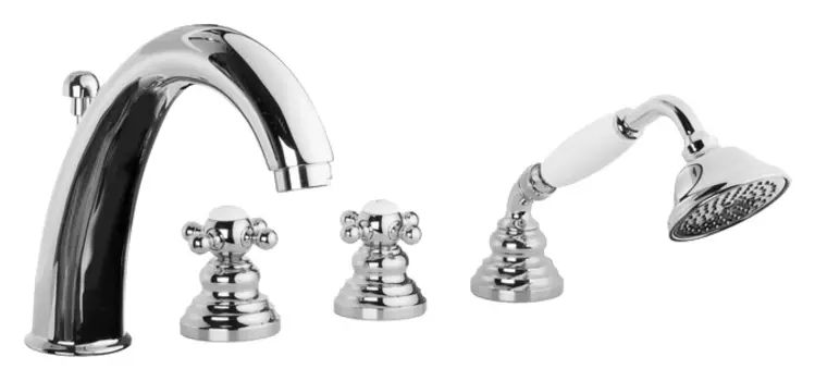 Смеситель Gattoni Vivaldi 12400С0 на борт ванны 1240012С0cr