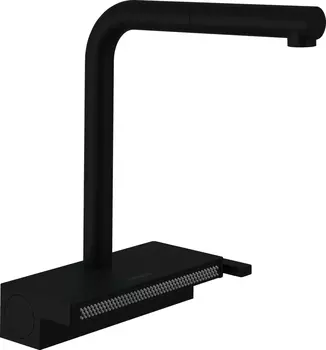 Смеситель Hansgrohe Aquno Select M81 73830670 для кухонной мойки, матовый черный