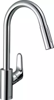 Смеситель Hansgrohe Focus M41 73880000 для кухонной мойки, хром