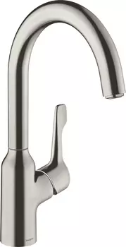 Смеситель Hansgrohe Focus M43 71812800 для кухонной мойки, сталь