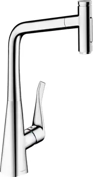 Смеситель Hansgrohe Metris Select M71 73816000 для кухонной мойки, хром