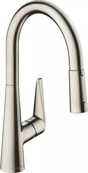 Смеситель Hansgrohe Talis M51 72813800 для кухонной мойки, сталь