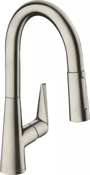 Смеситель Hansgrohe Talis M51 73850800 для кухонной мойки, сталь