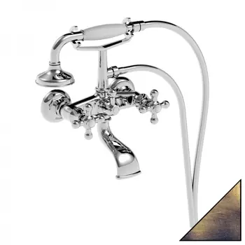 Смеситель La Torre Leonardo 23719/150.BRS бронза, для ванны с душем