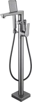 Смеситель Lemark Bronx LM3744GM напольный, для ванны с душем, графит