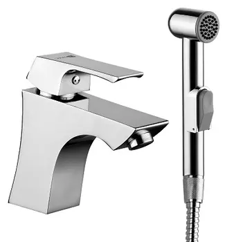 Смеситель Lemark Unit для раковины с гигиеническим душем LM4516C