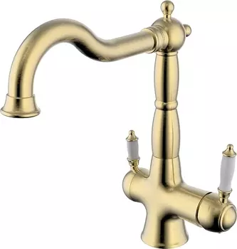 Смеситель Lemark Villa LM4858B для кухонной мойки, бронза